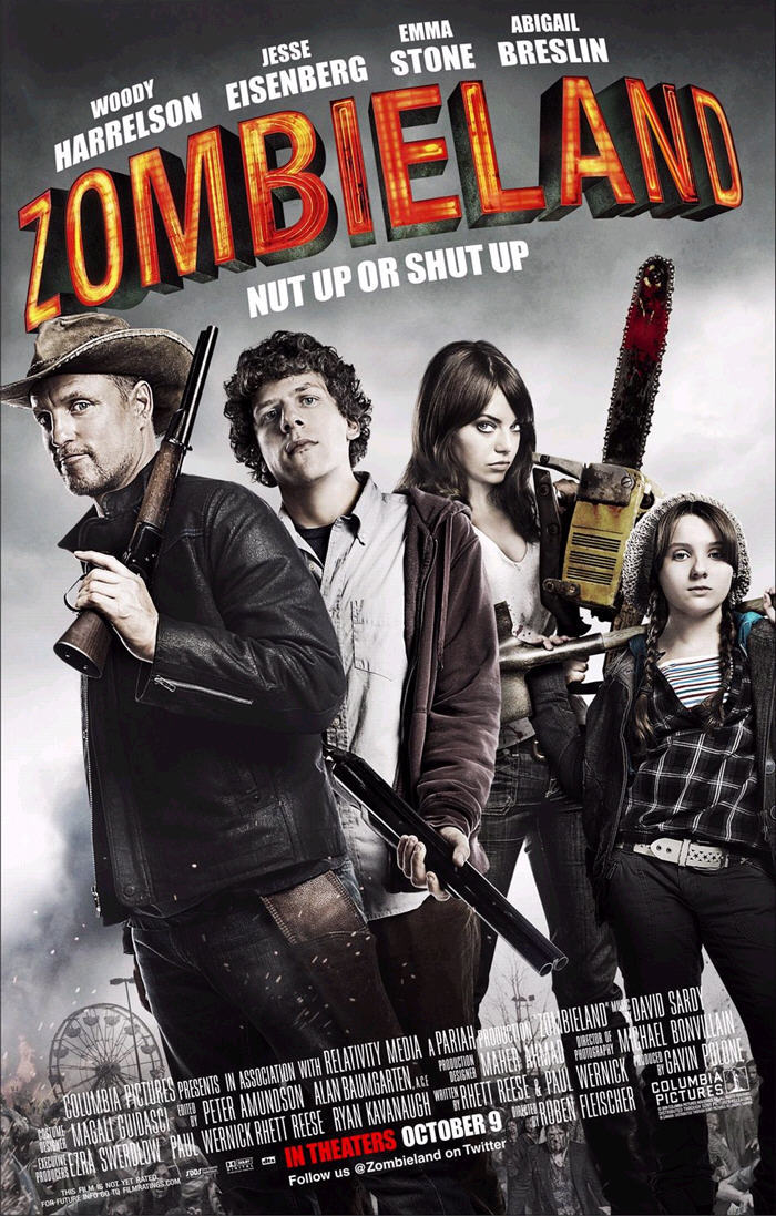 공포 영화 좀비랜드 ( Zombie Land ) 포스터