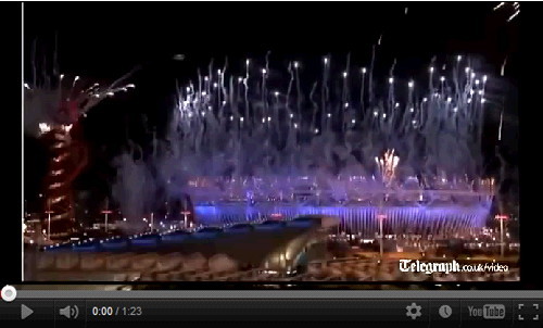 2012 런던올림픽 개막식 UFO 동영상