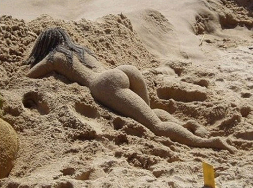 모래로 만든 예술작품 3