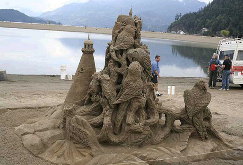 모래로 만든 예술작품 9