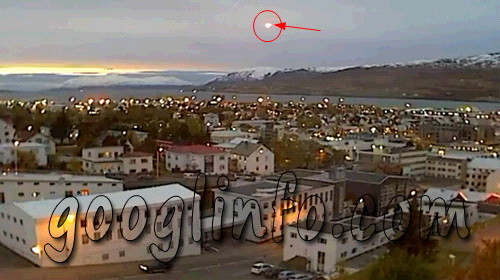 하늘에서 내려온 불덩어리, 아이슬란드 UFO