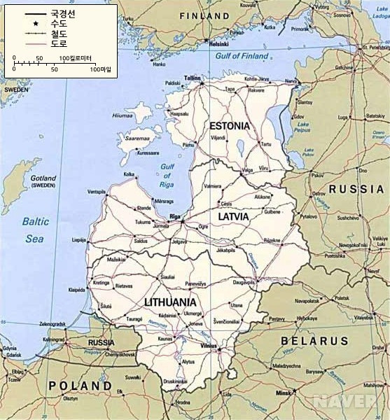 에스토니아, 라트비아, 리투아니아